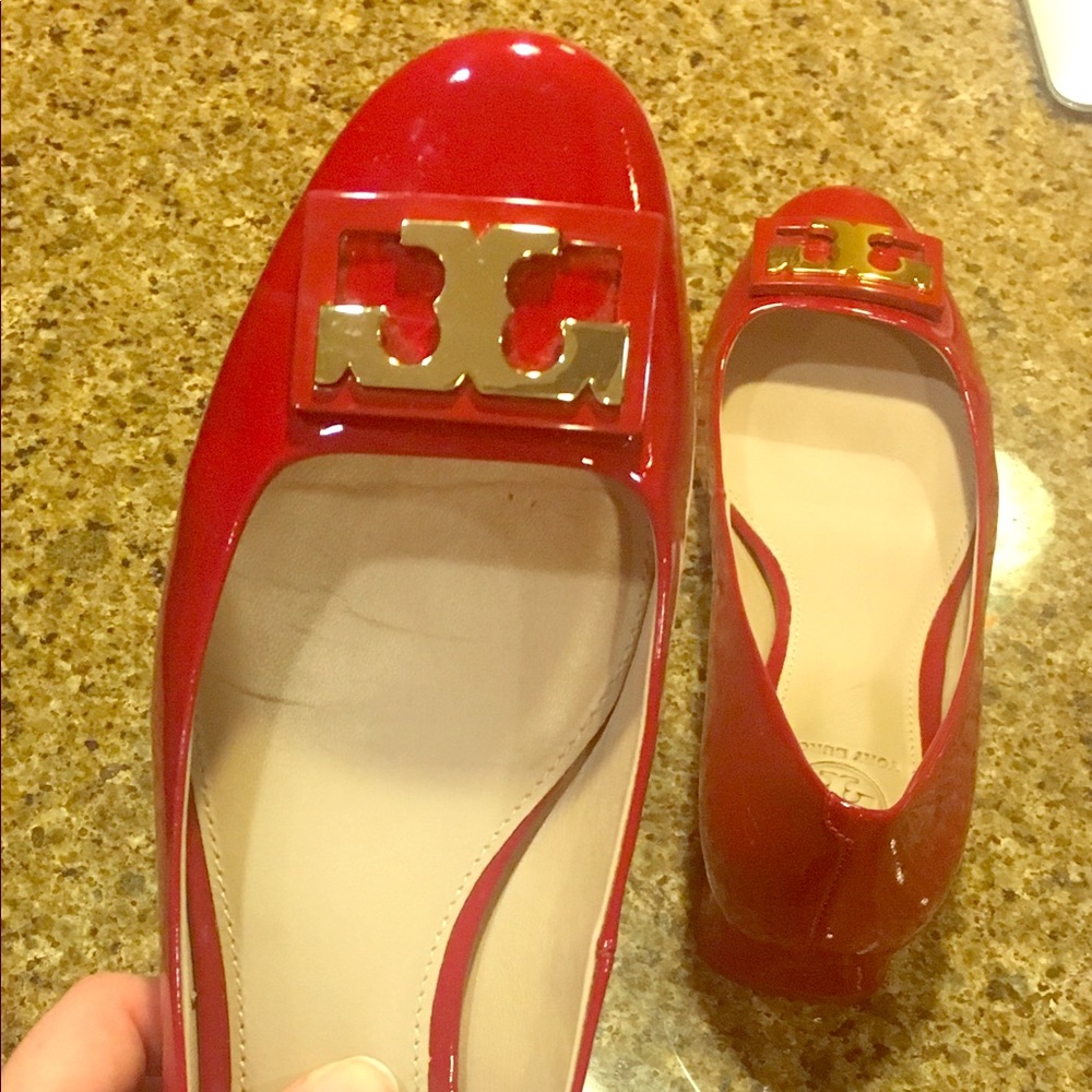 Tory Burch Red Gigi Pumps